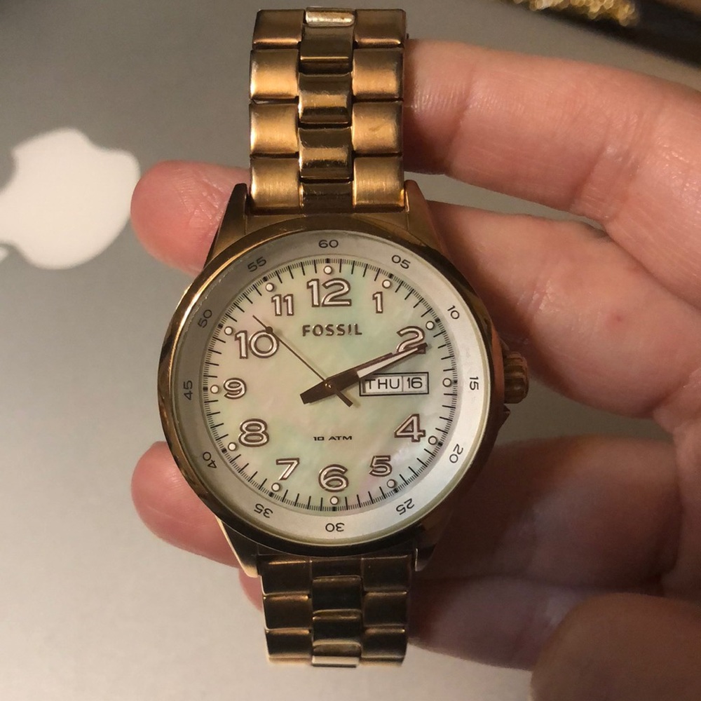 Fossil Watch Rose Gold